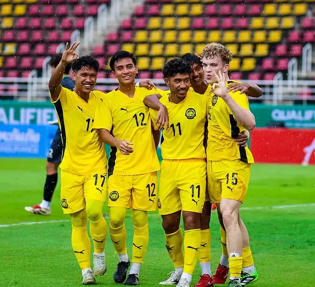 Fergus Tierney playing for Malaysia